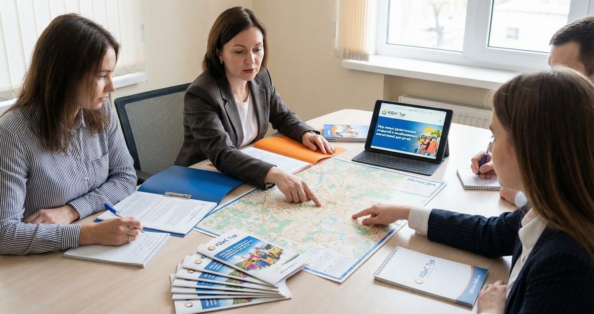 Организация поездки школьного класса в Москву